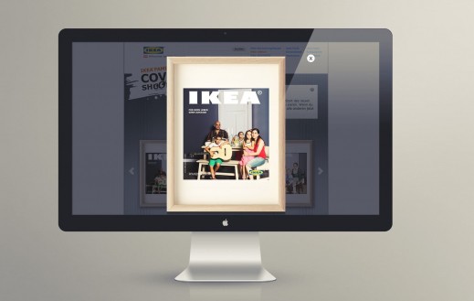 Screenshot der Webseite für unseren Kunden IKEA AT nach dem Relaunch