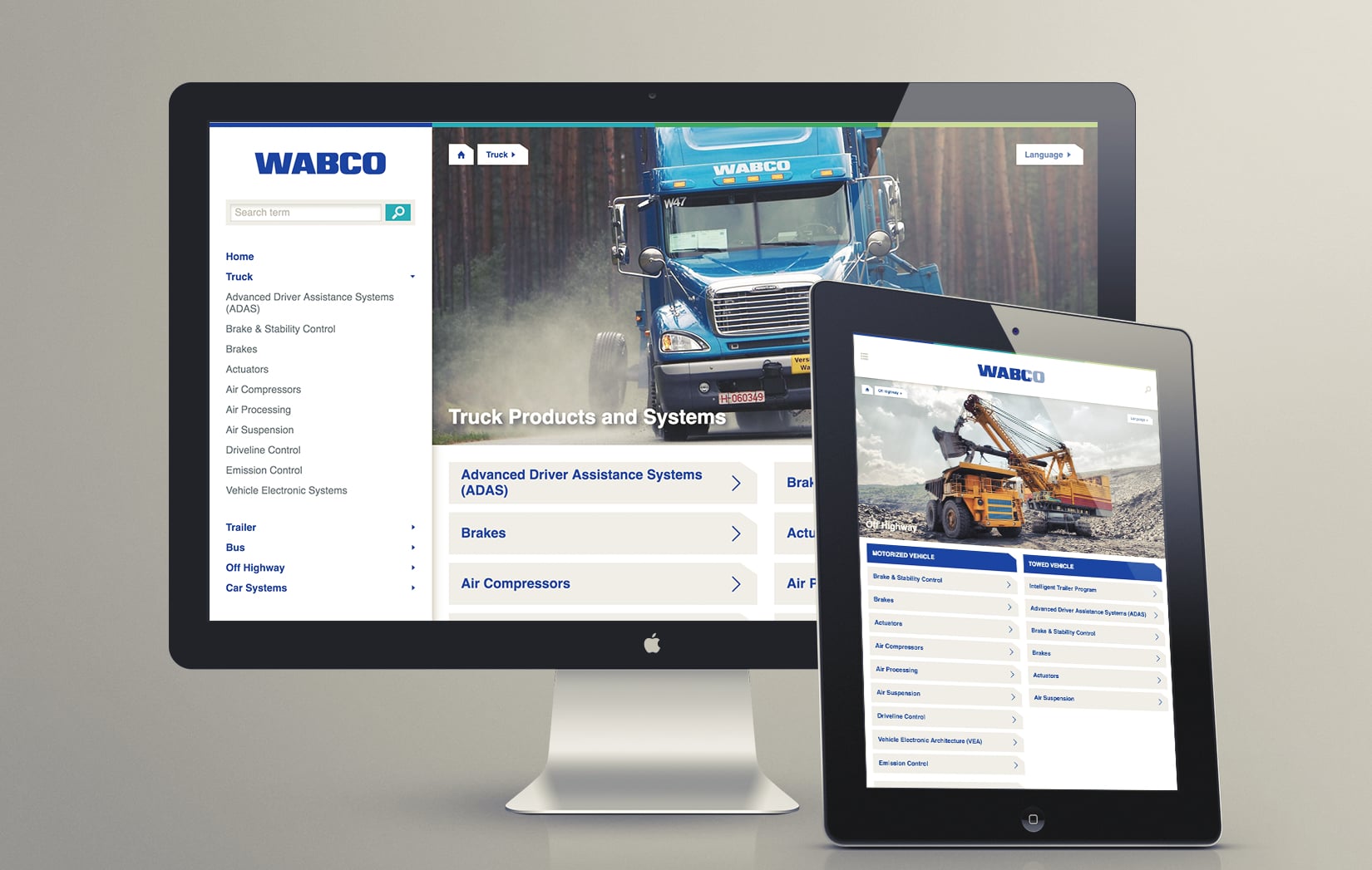 Drupal-Agentur undpaul GmbH | WABCO Product Portfolio