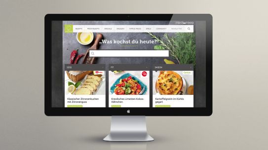 Screenshot der Webseite für unseren Kunden Das Kochrezept nach dem Relaunch 2017 Screenshot der Webseite für unseren Kunden Das Kochrezept nach dem Relaunch 2017