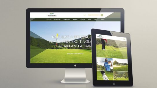 Screenshot der Webseite für unseren Kunden Golf de Andratx nach dem Relaunch Screenshot der Webseite für unseren Kunden Golf de Andratx nach dem Relaunch
