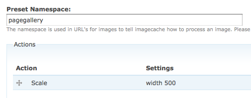 Image display settings