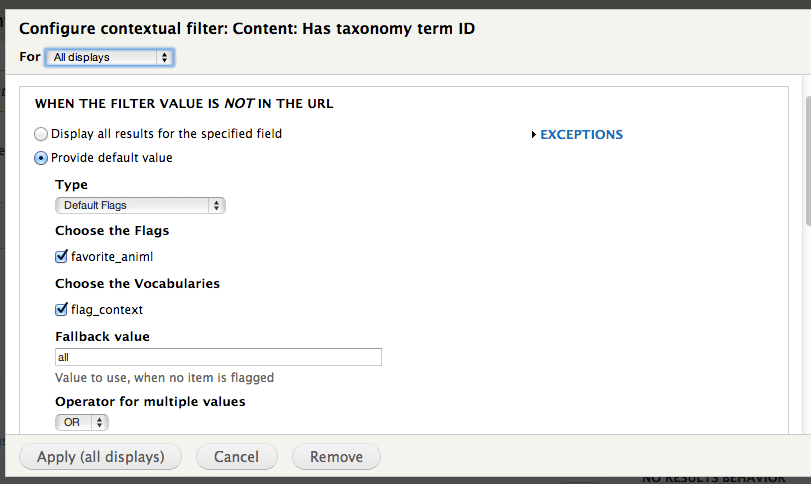 default handler