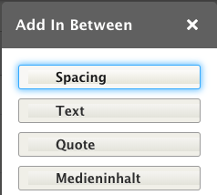 Paragraphs dialog