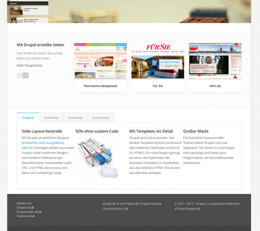 Drupal.de - Vollkommen Responsive
