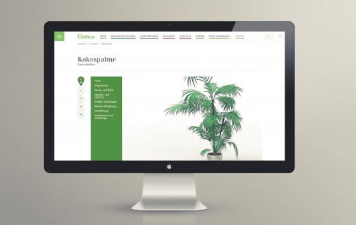 Screenshot der Webseite für unseren Kunden Mein schöner Garten nach dem Relaunch Screenshot der Webseite für unseren Kunden Mein schöner Garten nach dem Relaunch