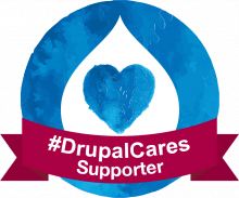 DrupalCares Supporter Badge
