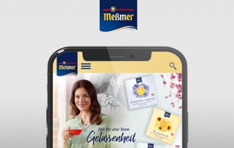 Screenshot der neuen Webseite unseres Kunden Meßmer Mobile auf mobilem Endgerät