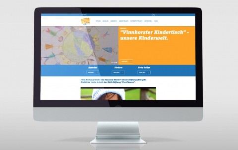 Screenshot der neuen Webseite unseres Kunden ZAG-Stiftung "Pro Chance"